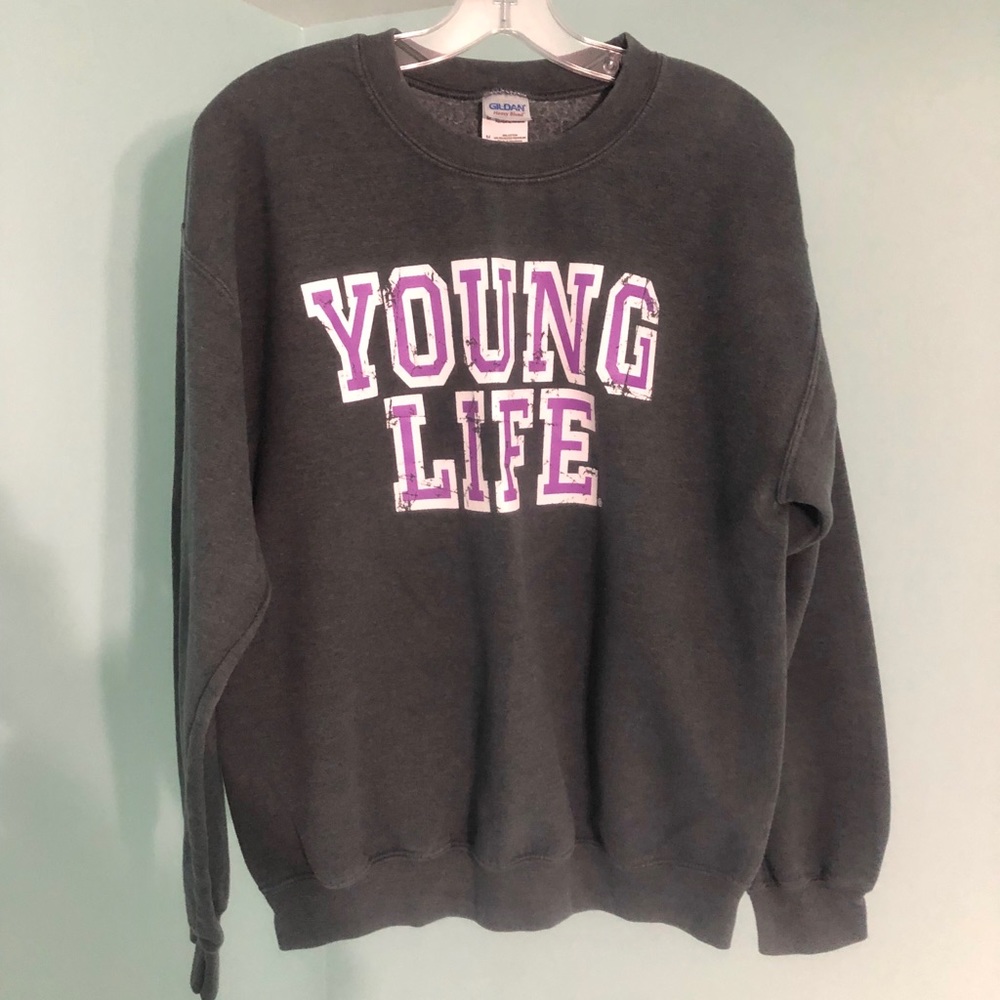 Young Life Purple crewneck sweatshirt